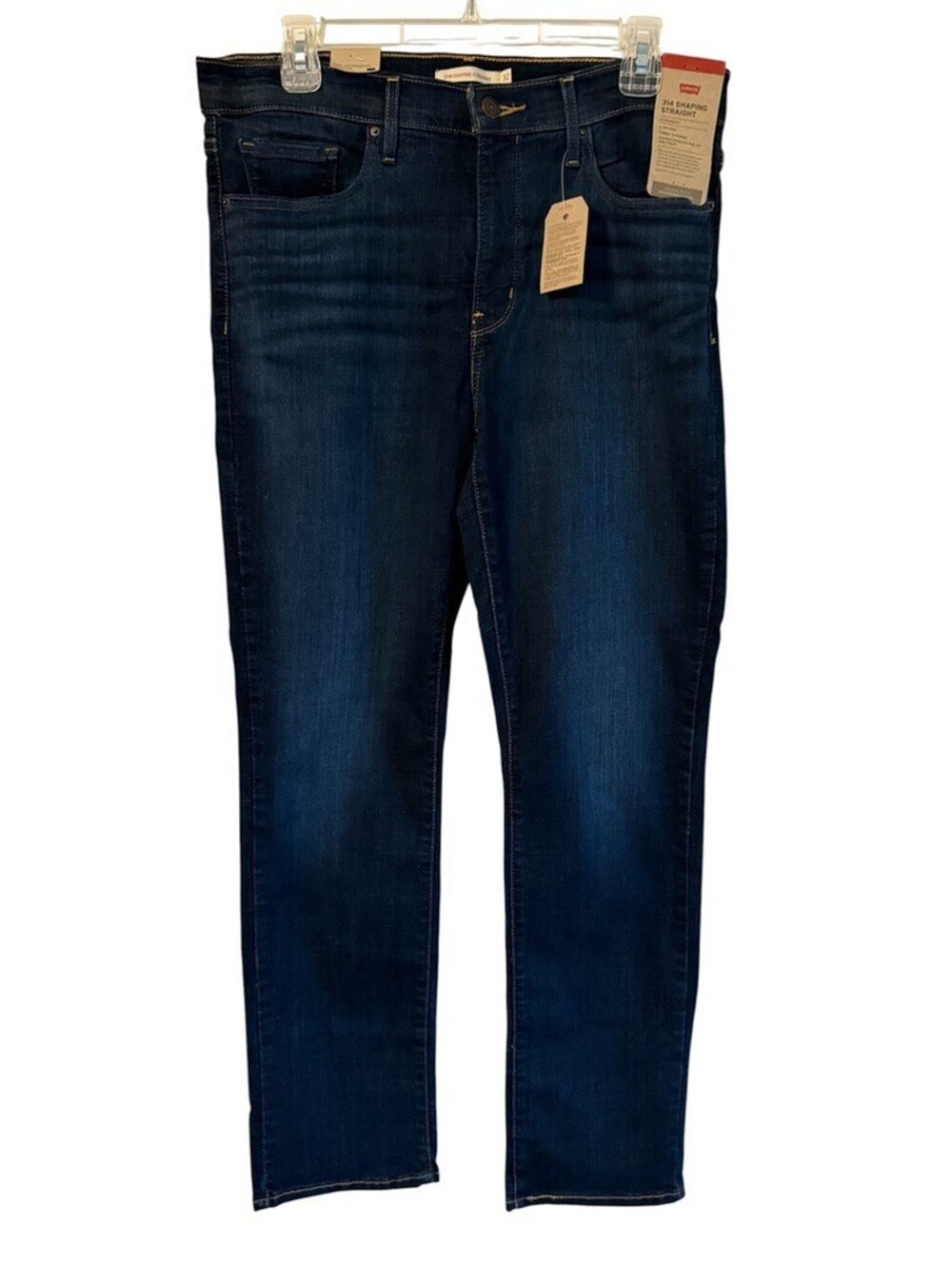 NWT Levi's 314 Shaping Straight Hypersoft Mid Rise Jeans Size 14 Short